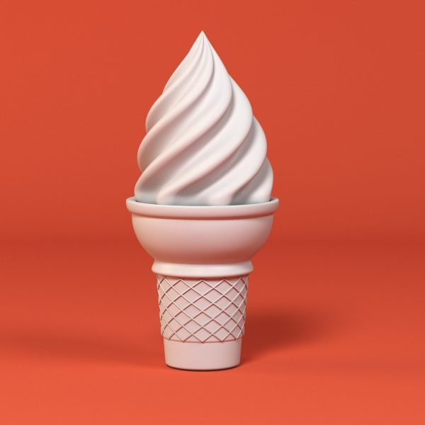 3D Ice Cream Cone Model | The Happy Toolbox