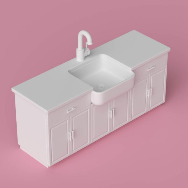 3d Kitchen Sink Model The Happy Toolbox