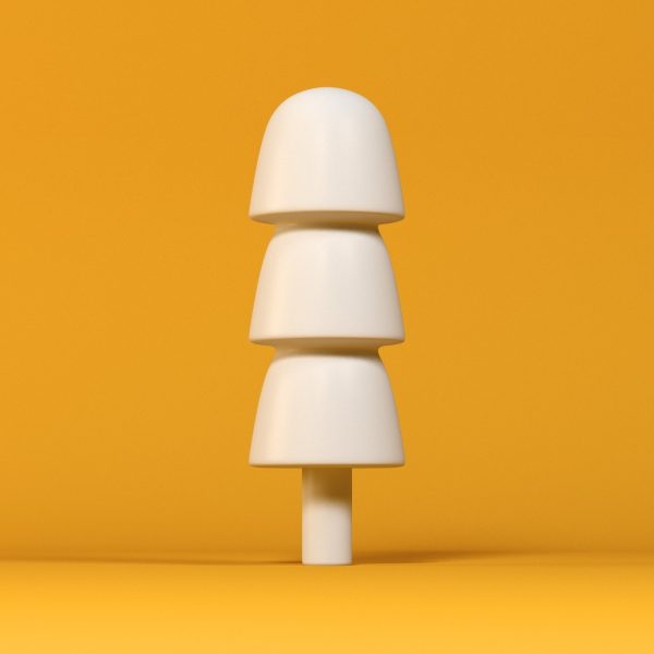 3D Stacked Cup Tree Model | The Happy Toolbox