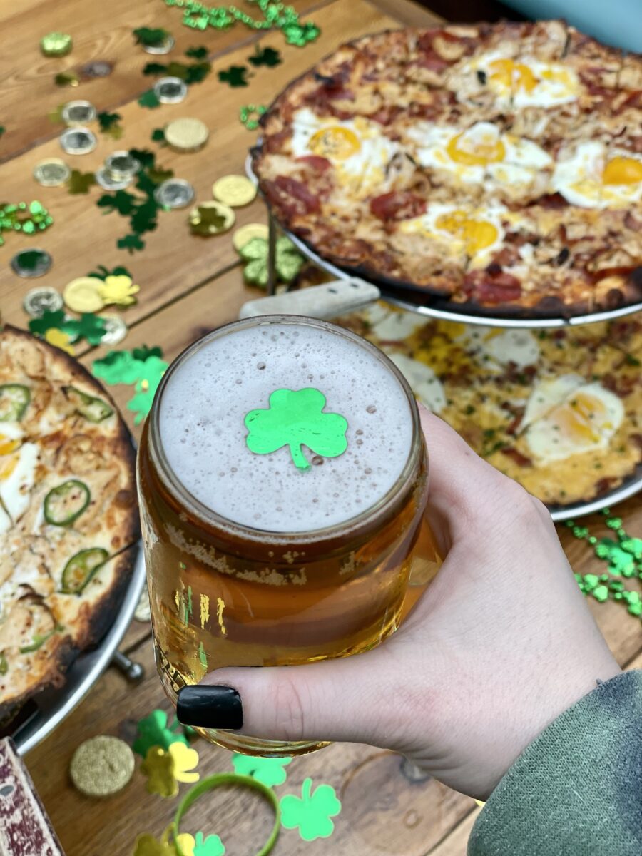 St Patricks Day Beer and breakfast 'za