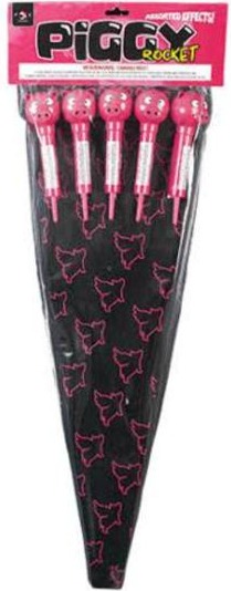 Piggy Rocket (6 Pack)