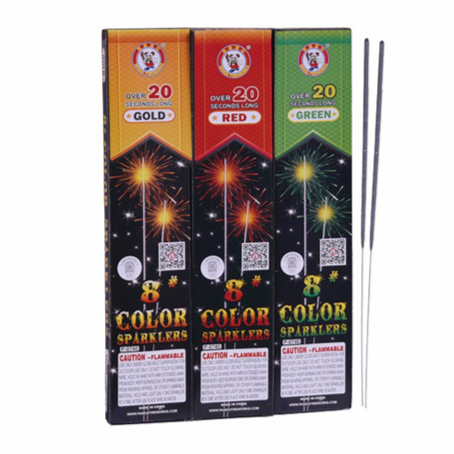 8" Color Sparklers