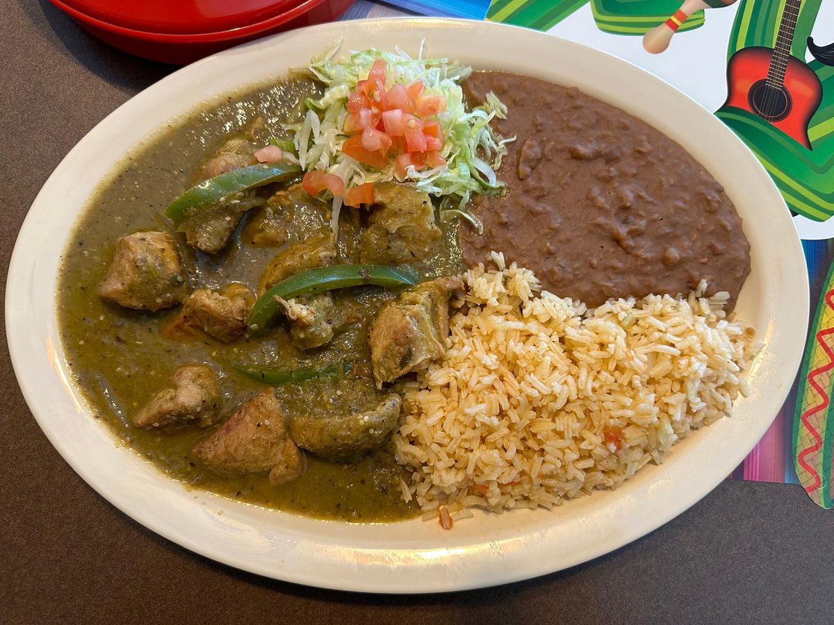 Guisado Puerco Verde Bowl