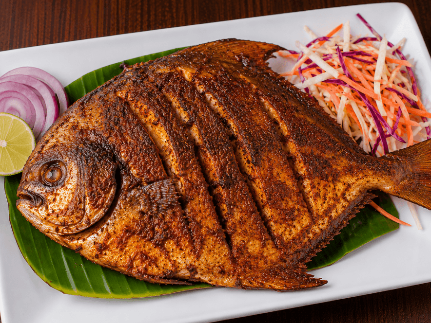 Pomfret Whole Fry
