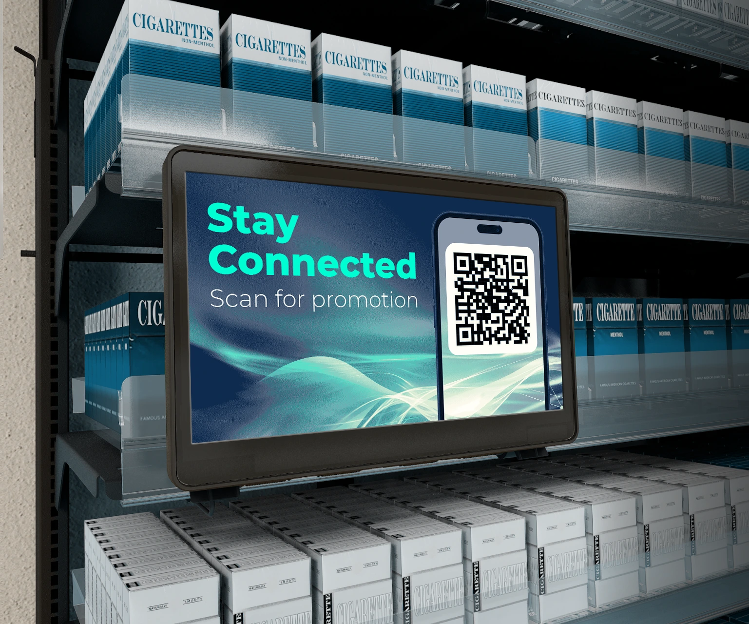 digital signage software for tobacco shop Harbor Convenience
