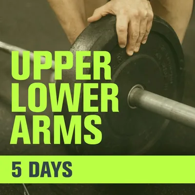 Upper Lower Arms Split – 5-Day Muscle Building Routine