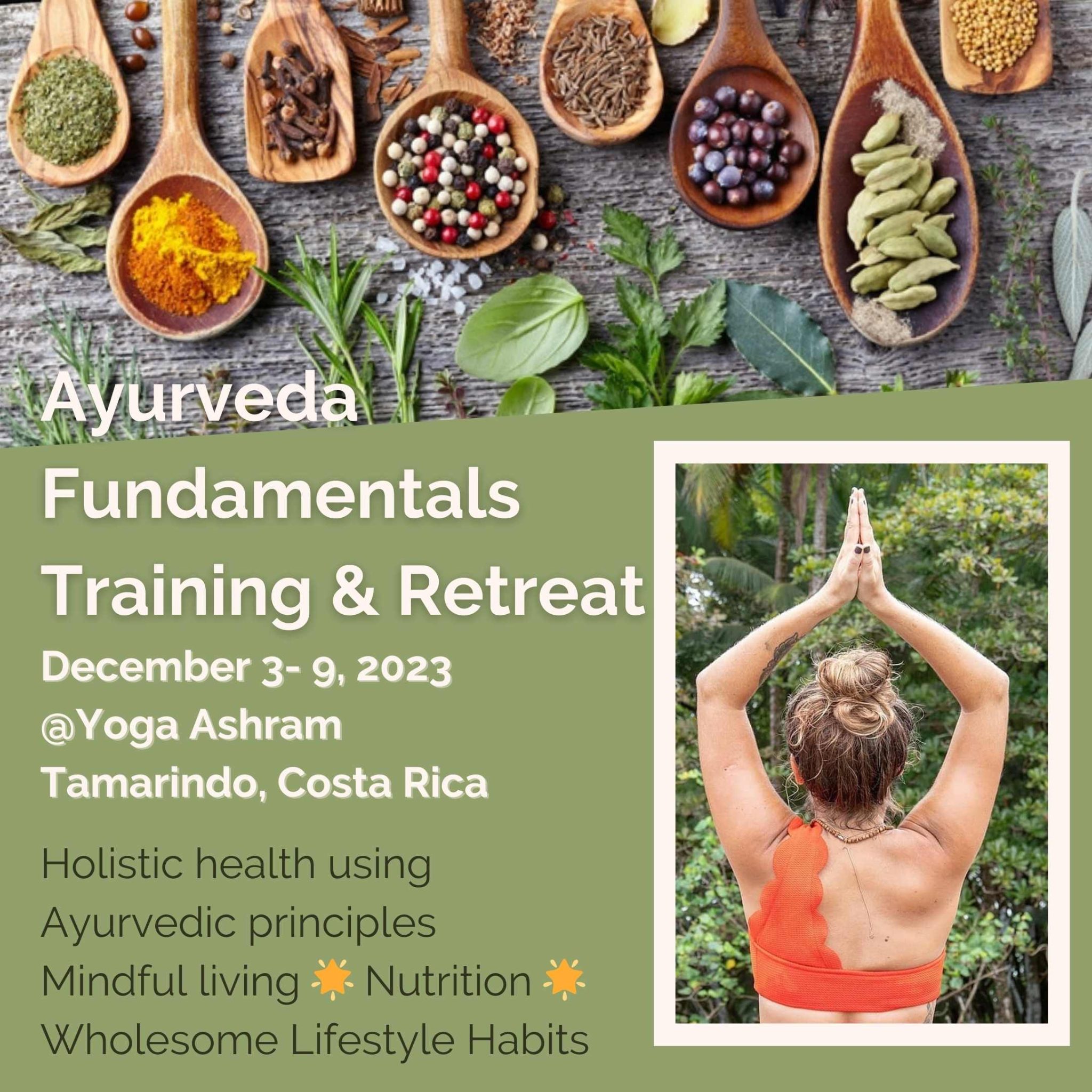 Ayurveda fundamentals course banner