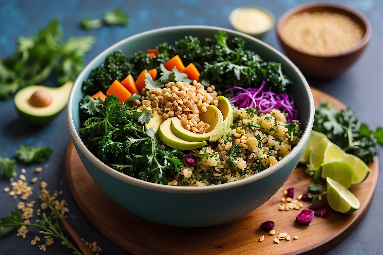 Ayurvedic Quinoa and Kale Power Bowl Recipe Hari OM Yoga & Wellness