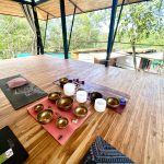 Lush green natural surroundings of Hari OM's retreat setting in Costa Rica