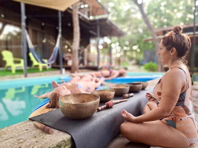 Train to teach SUP Yoga and enjoy ocean or pool-based sessions in tropical paradise.