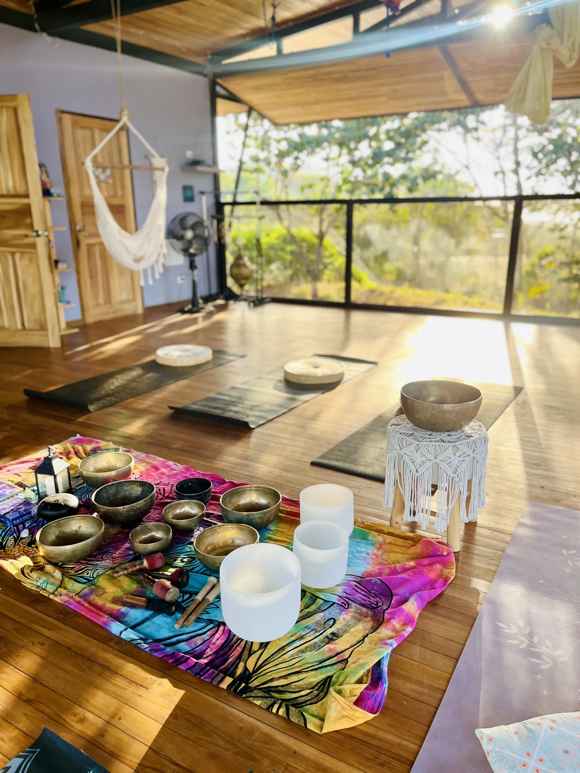 Community space at Hari OM
