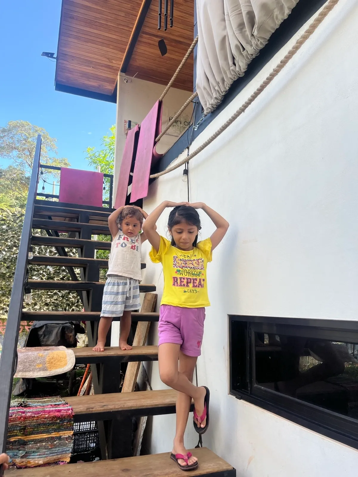 Kids Camp in the Hari OM ashram setting