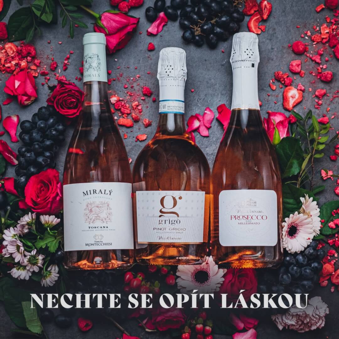 Speciální vína, která oceníte nejen na Valentýna