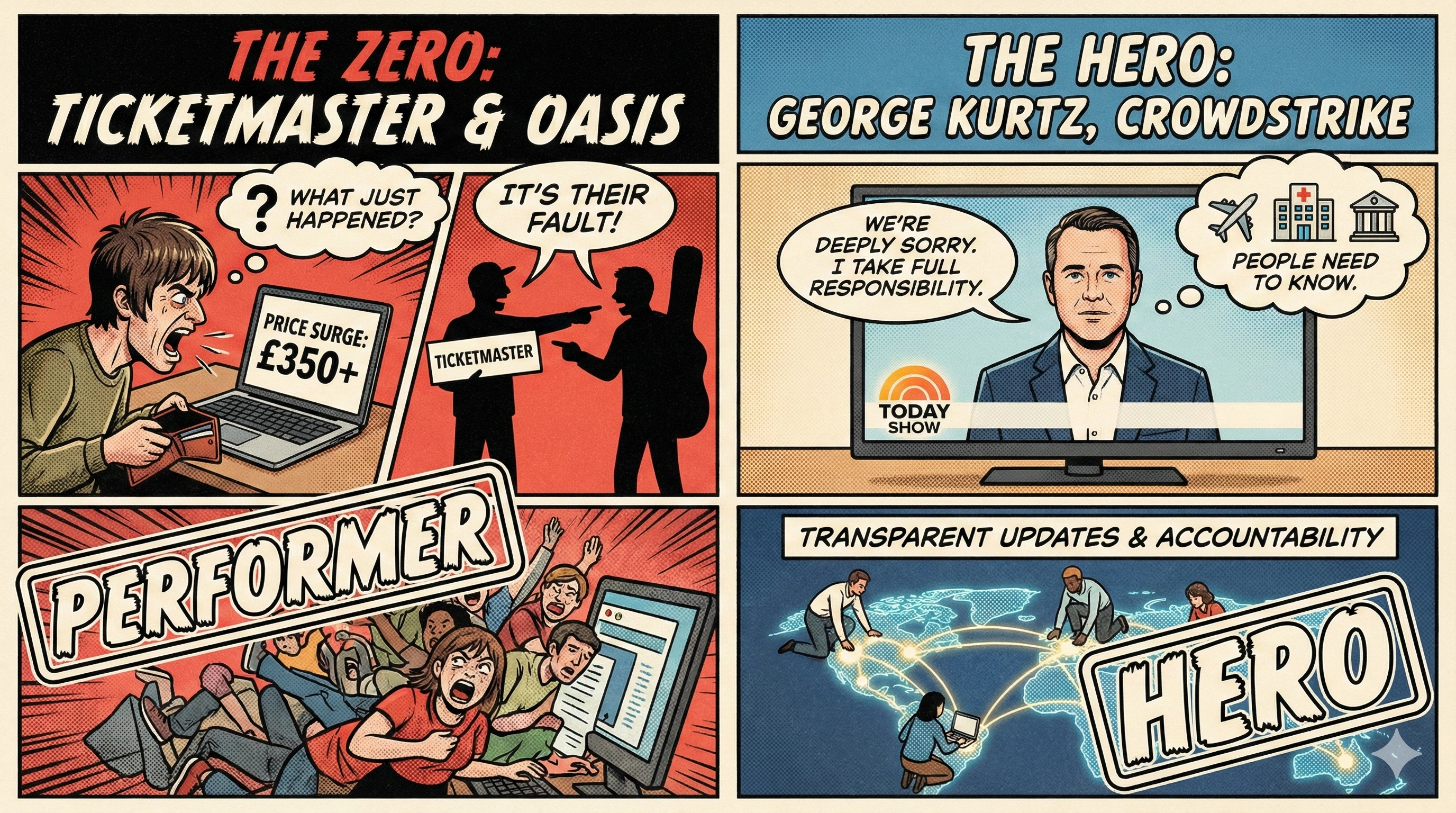 Hero or Zero: Leadership Unmasked #4 - Ticketmaster vs George Kurtz
