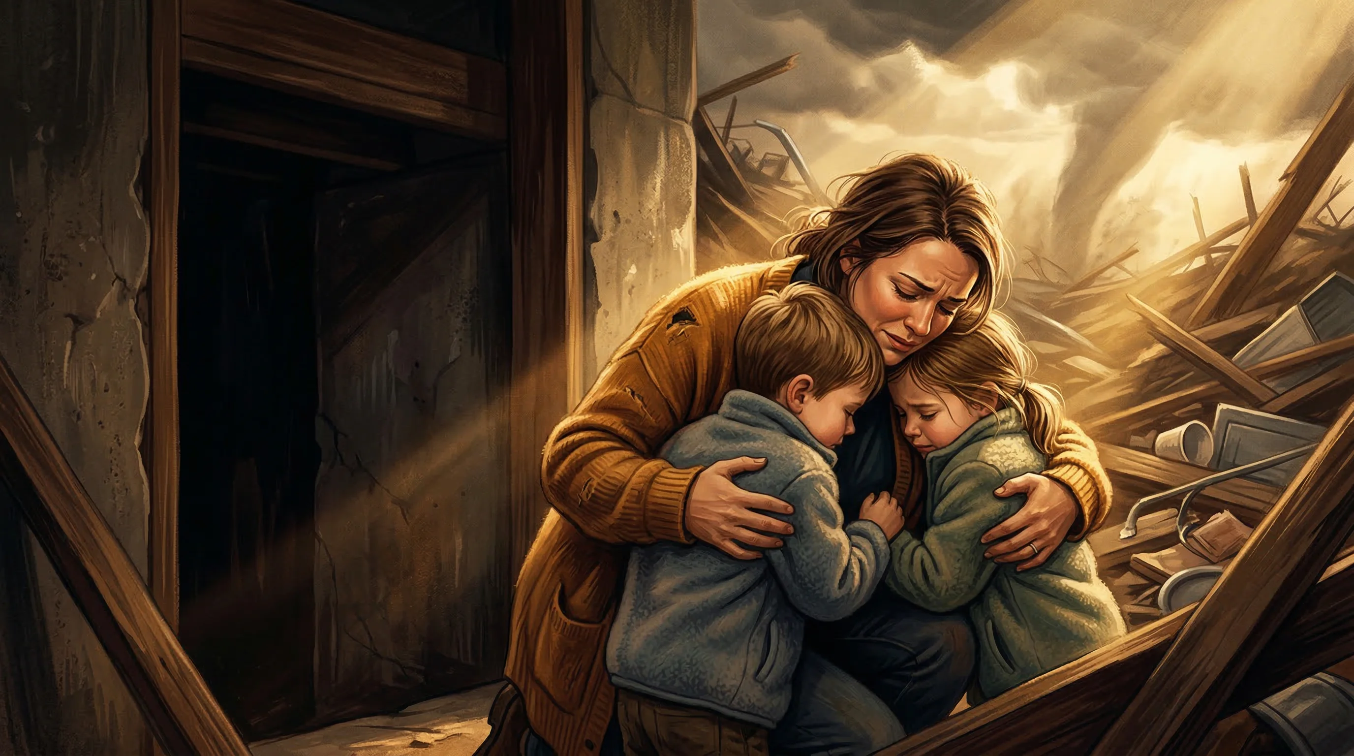 Hero Mom: Ashlie Ovesny Shields Children from Tornado