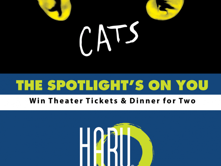 Cats Poster - Win Theater Tickets & Dinner for Two