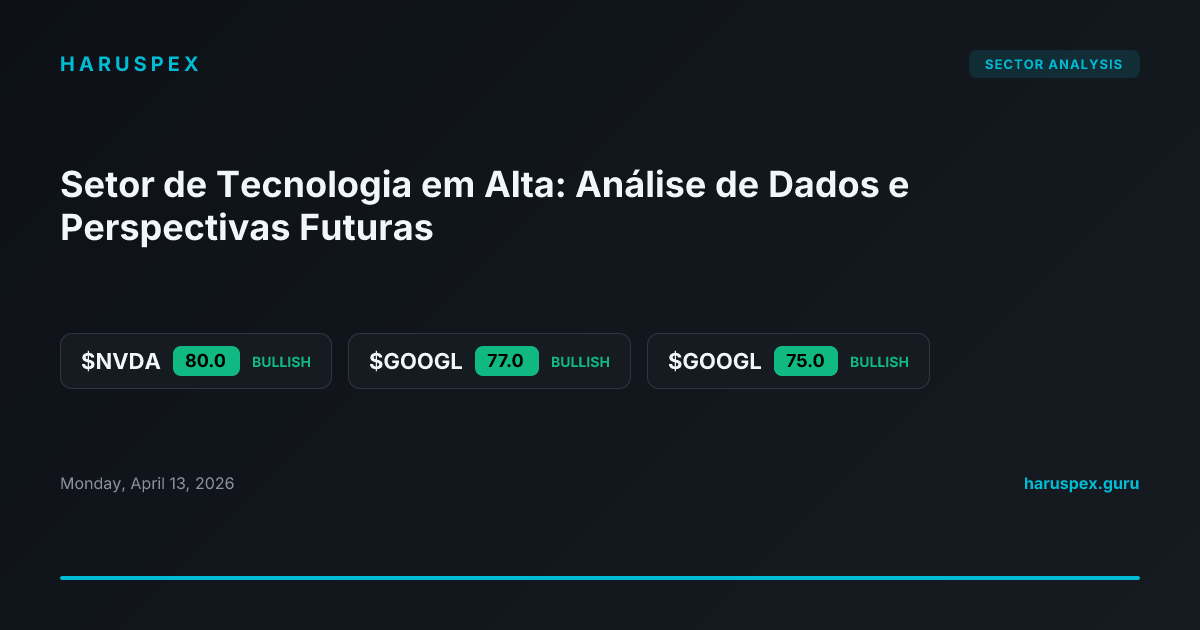 Setor de Tecnologia em Alta: Análise de Dados e Perspectivas Futuras