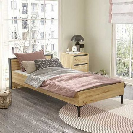 מיטה מעץ טבעי מבית Twins Design