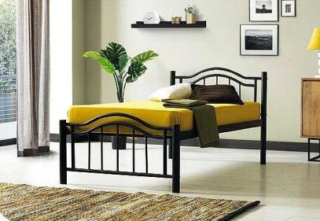 מיטת יחיד ממתכת מבית Twins Design דגם בליני