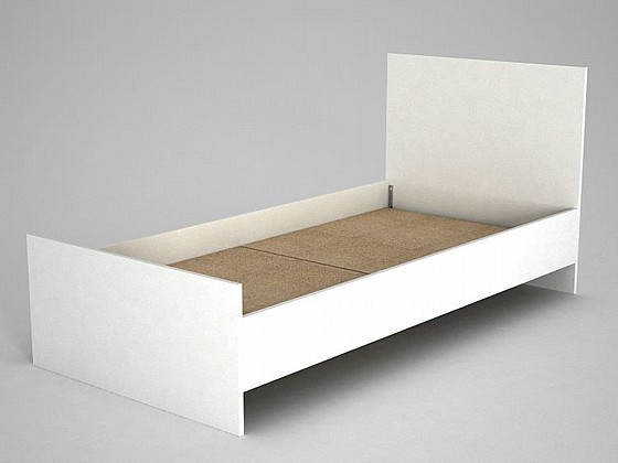 מיטת יחיד מעץ Twins Design