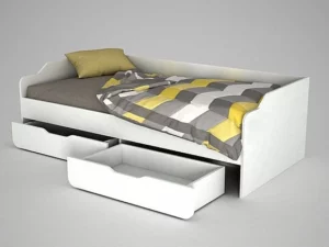 מיטת יחיד עם זוג מגירות Twins Design