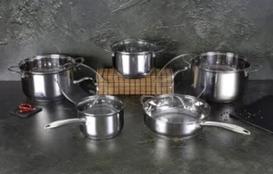 סט 5 כלי בישול איכותיים Silver
