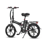 אופניים חשמליים מתקפלים 18A/48V סמארט מגנזיום שחור UFORCE PLUS