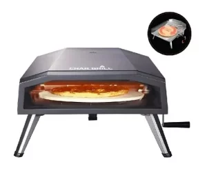 טאבון גז נייד CHAR-G016A אבן עגולה מסתובב Char gril