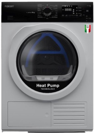 מייבש כביסה פתח חזית 9 ק''ג קונדנסור Fujicom FJ-DHP909 800W HeatPump