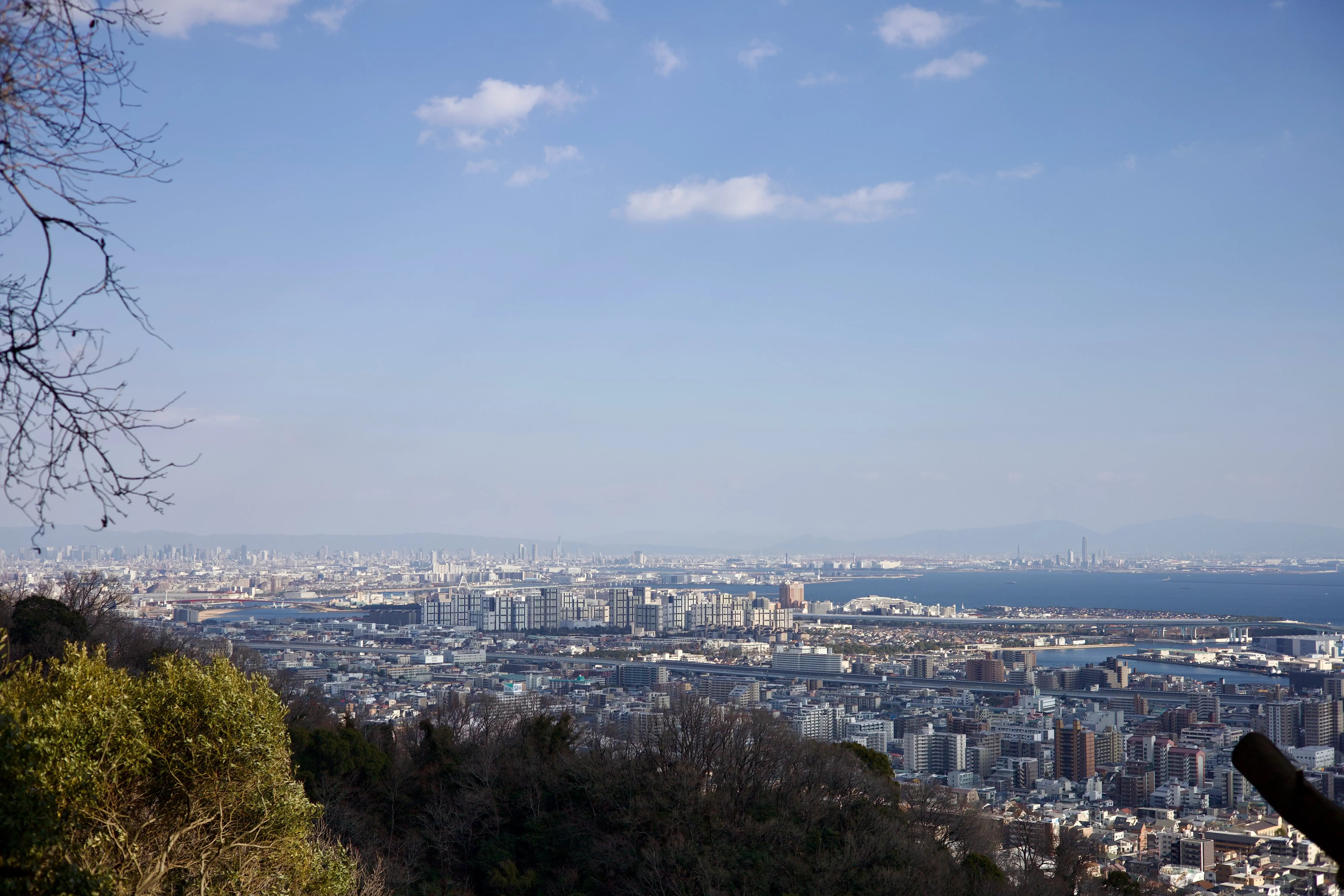 保久良神社から南東方面の眺め