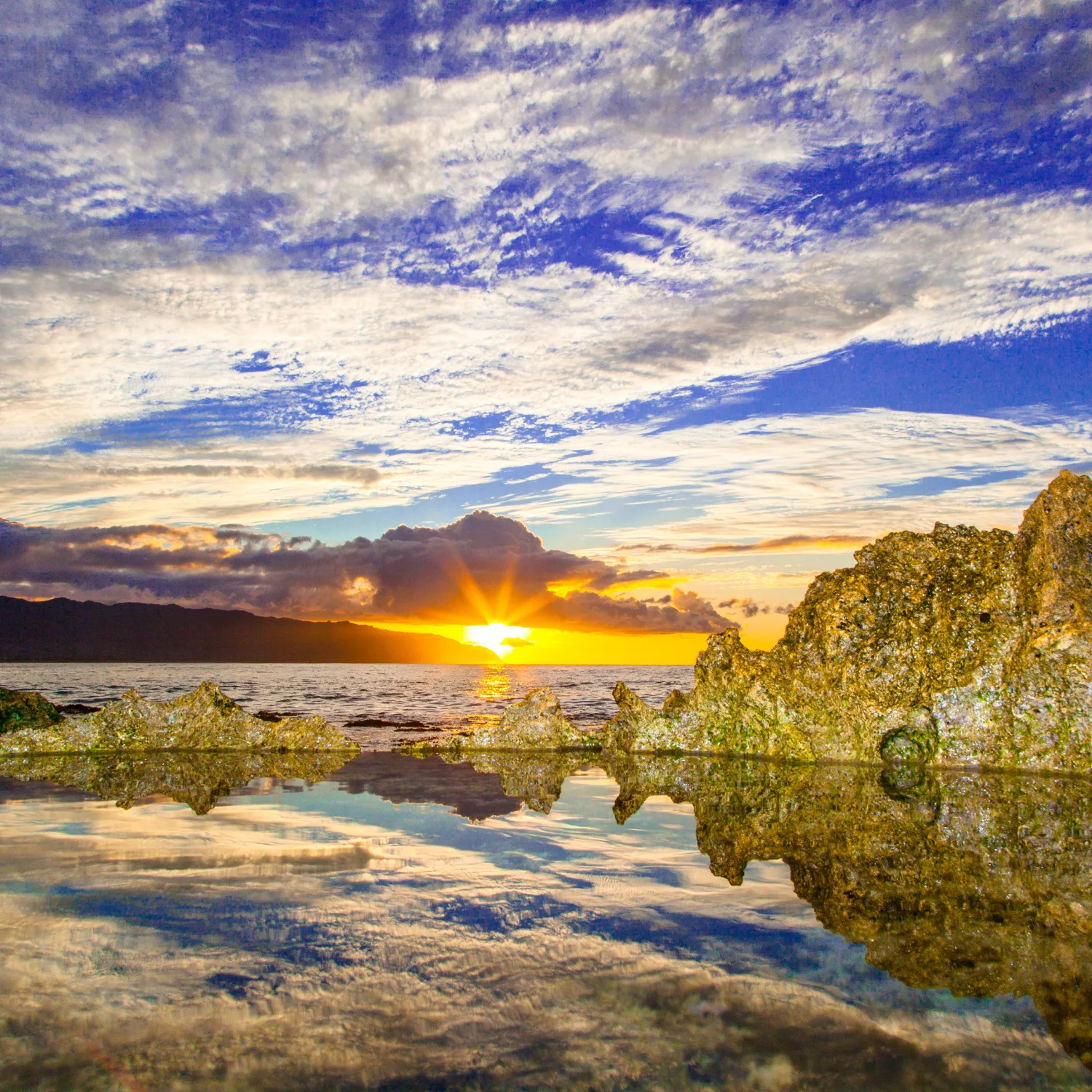 North Shore Oahu Hawaii Sunset