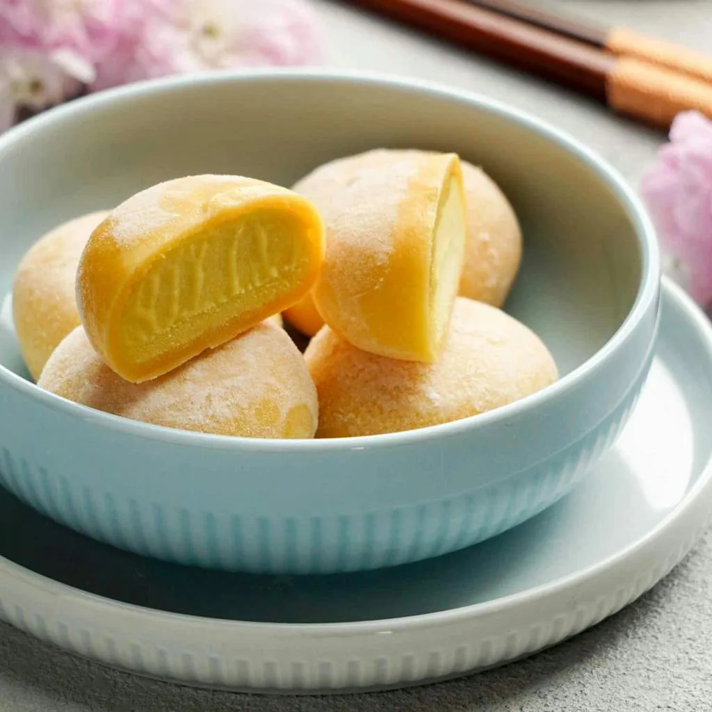Mango mochi ice cream