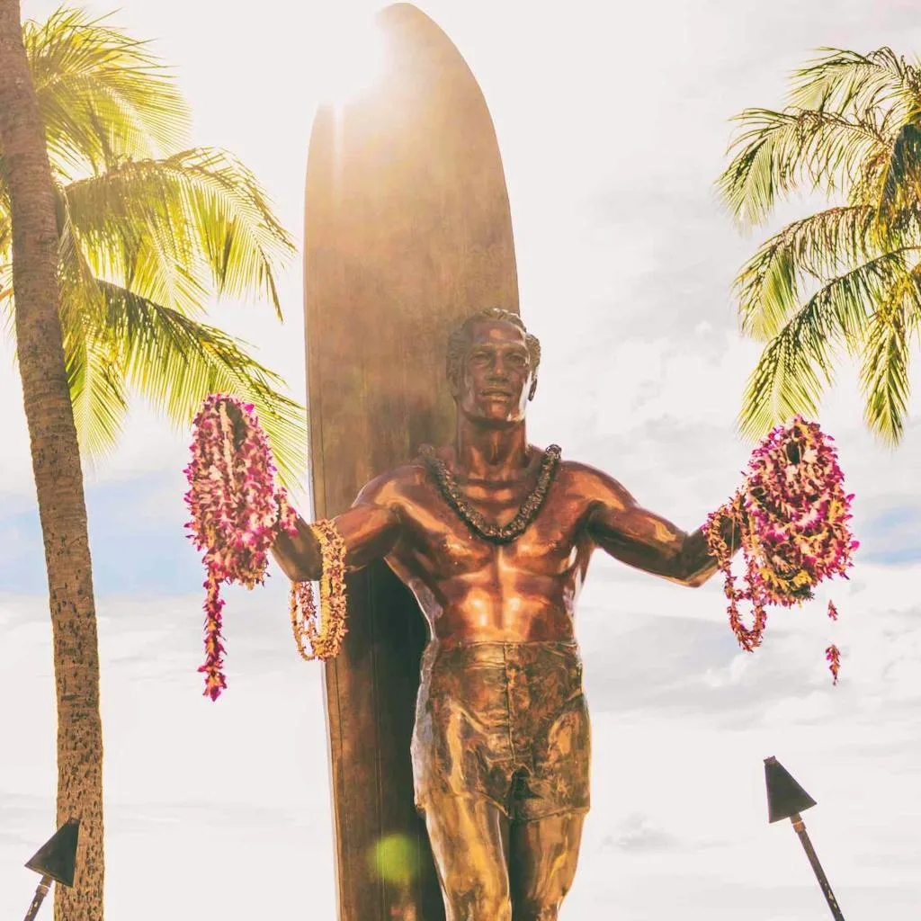 Statue of Duke Kahanamoku in Waikiki