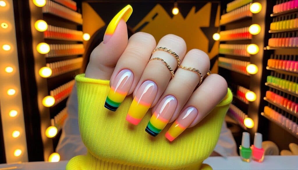 Neon nail designs Neon nail designs