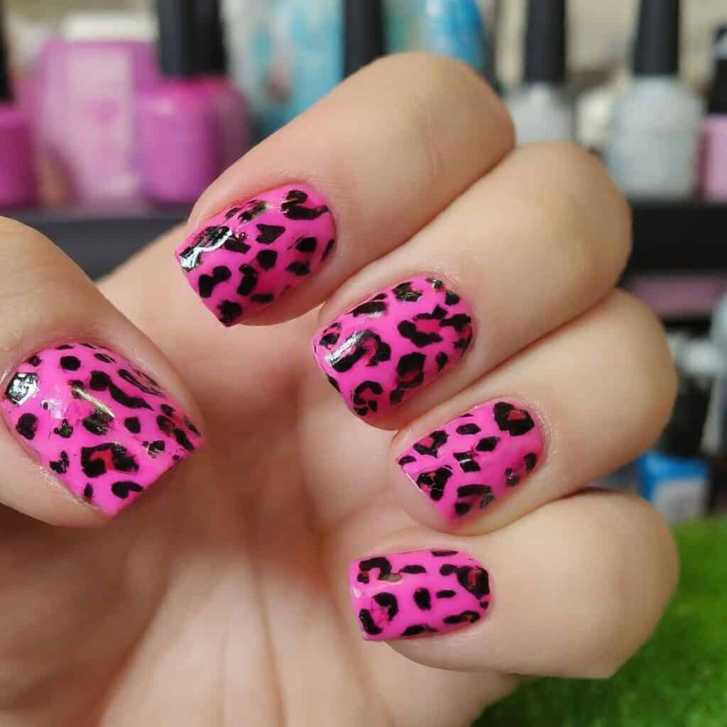 hot pink nail designs hot pink nail designs