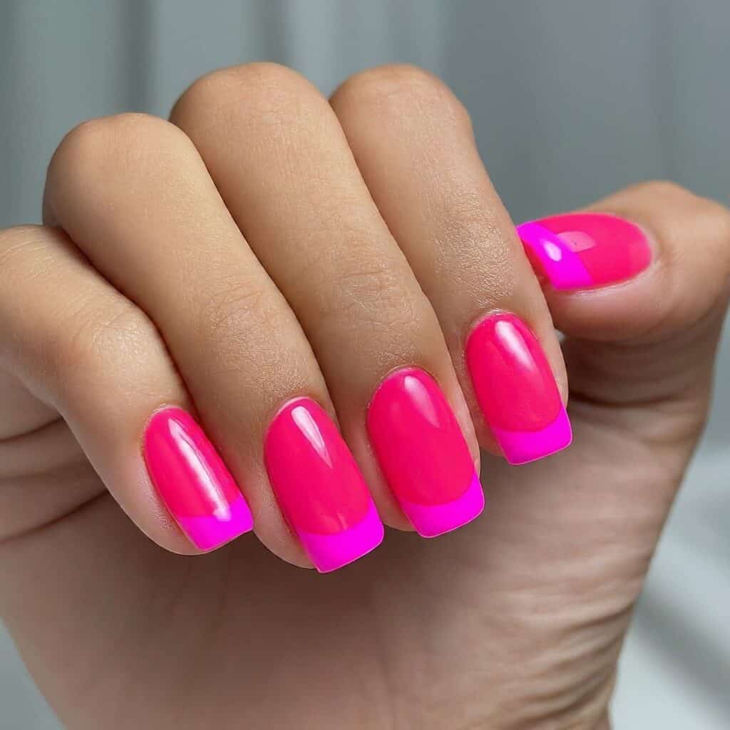 hot pink nail designs hot pink nail designs