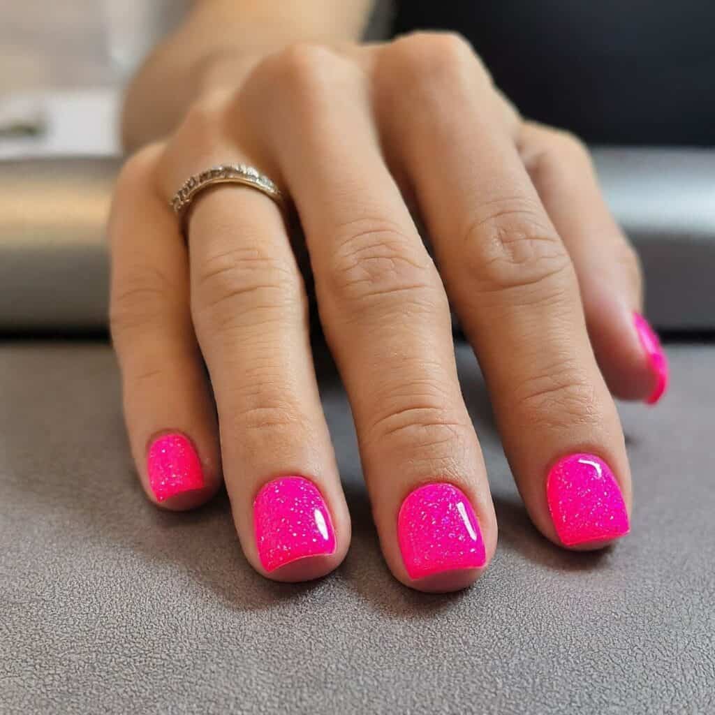 hot pink nail designs hot pink nail designs