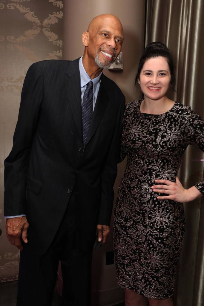 Kareem Abdul-Jabbar, Megan Gustafson