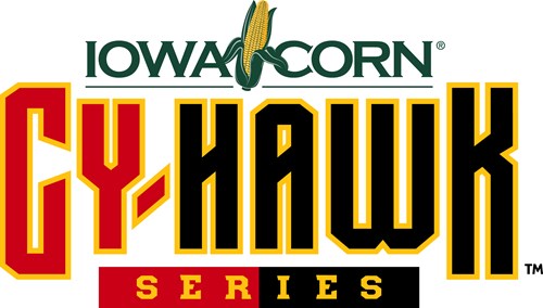 Iowa Corn Cy-Hawk Series Logo