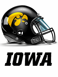 2014 Iowa Football Helmet Graphic