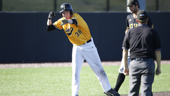 Iowa baseball uses big first inning for decisive victory over Upper Iowa