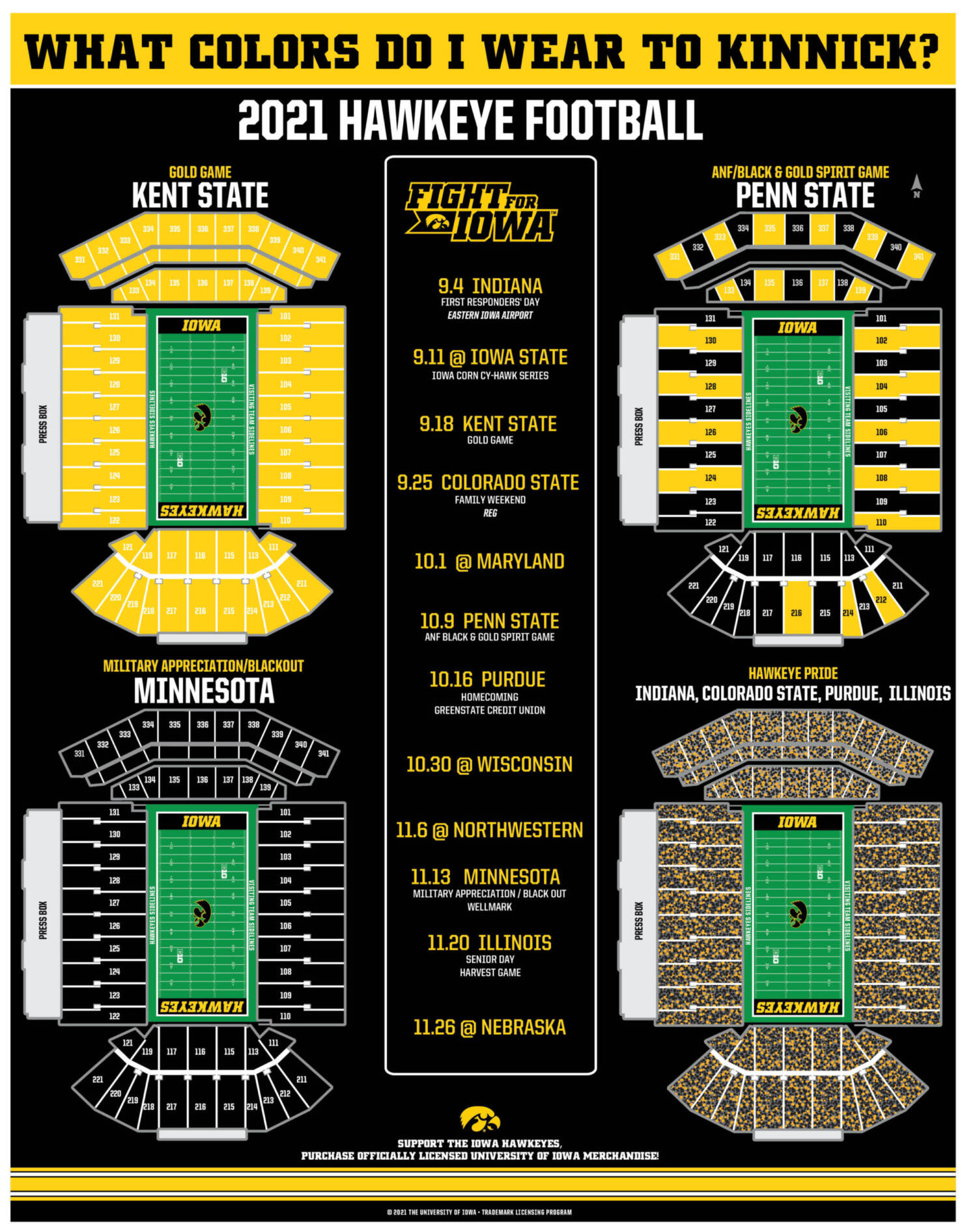 Hawkeye Football Seating Chart 5987