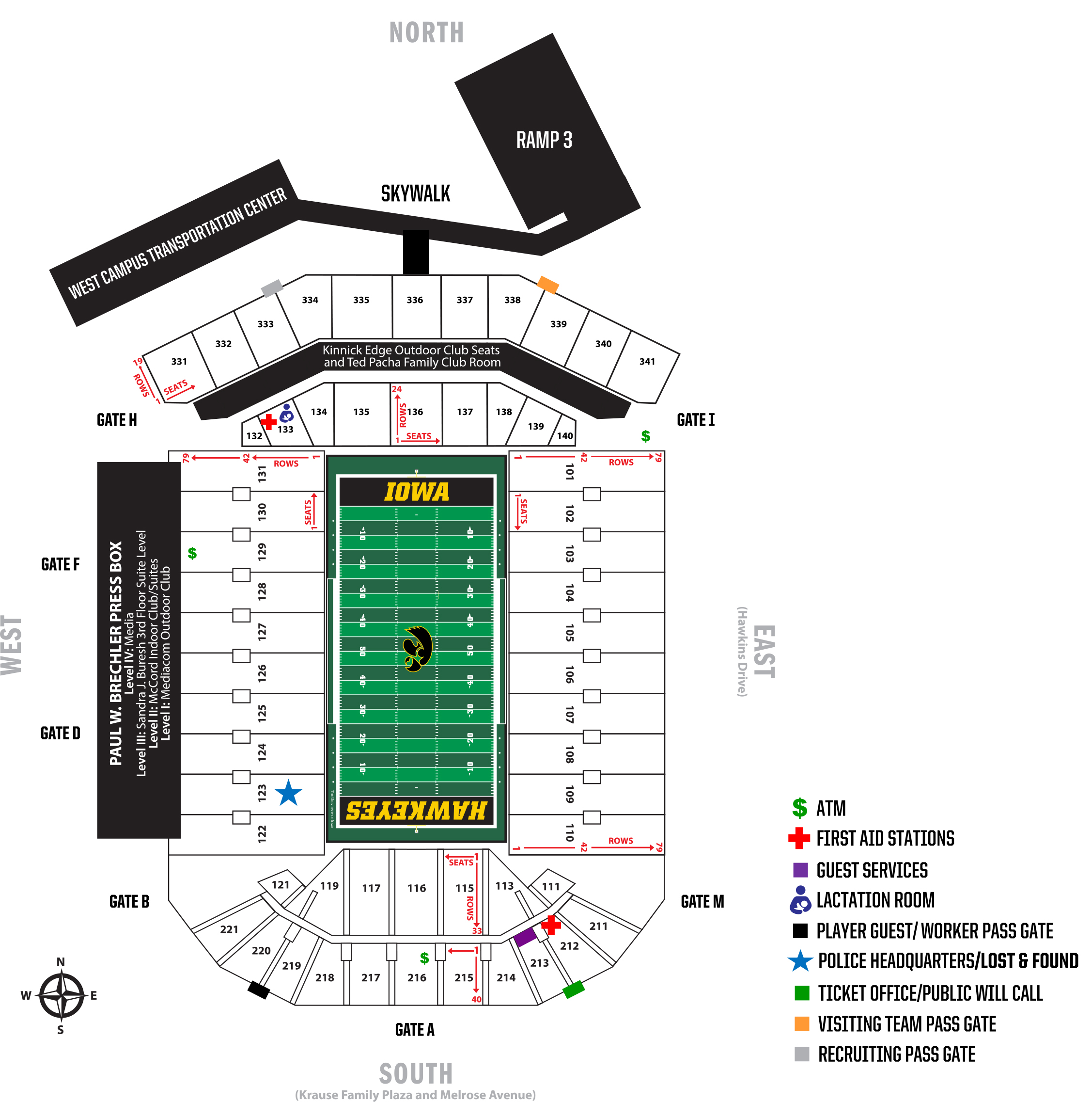 iowa hawkeye stadium chairs