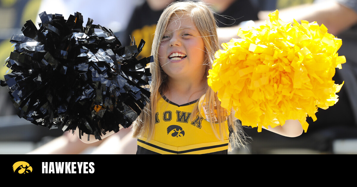 Iowa Hawkeyes Pom Pom Keychains