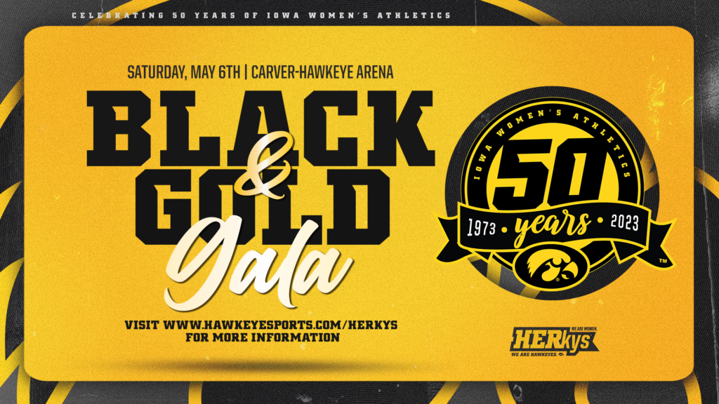 Black & Gold Gala, Saturday, May 6th at Carver-Hawkeye Arena