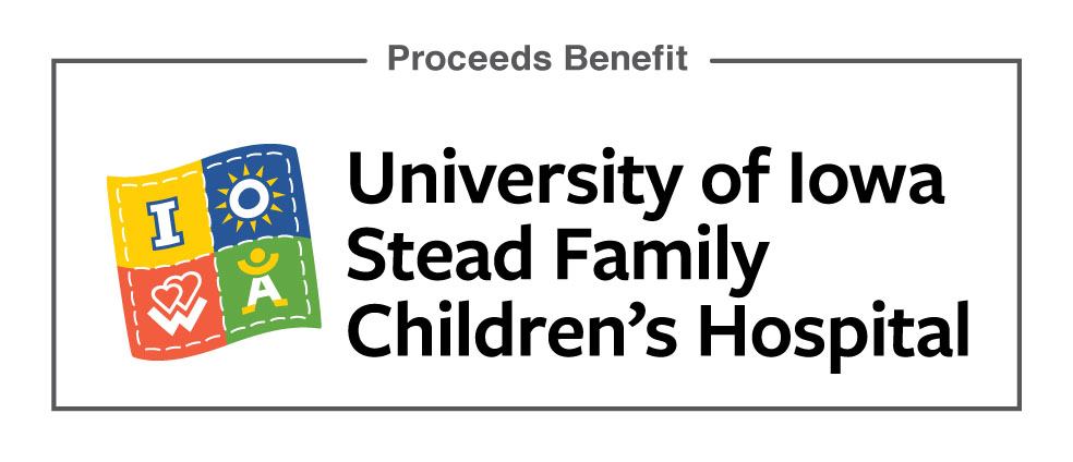 Proceeds benefit University of iowa Stead Family Children's Hospital