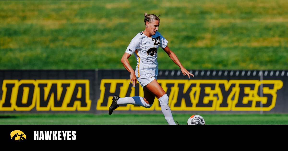 University of Iowa Women’s Soccer Team Ranked No. 23 Nationally with a Strong Start to the Season