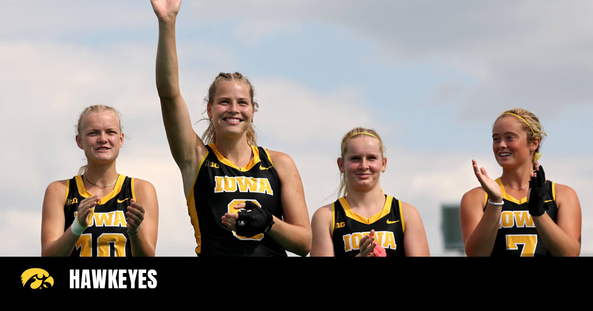 University of Iowa Field Hockey Shines On and Off the Field: Five Student-Athletes Named NFHCA Division I Scholars of Distinction