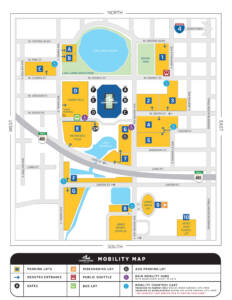 Camping World Stadium parking map