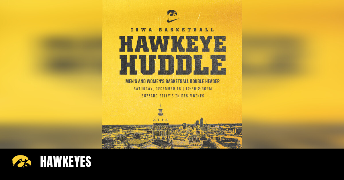 Hawkeye Hoops Huddle Information BVM Sports